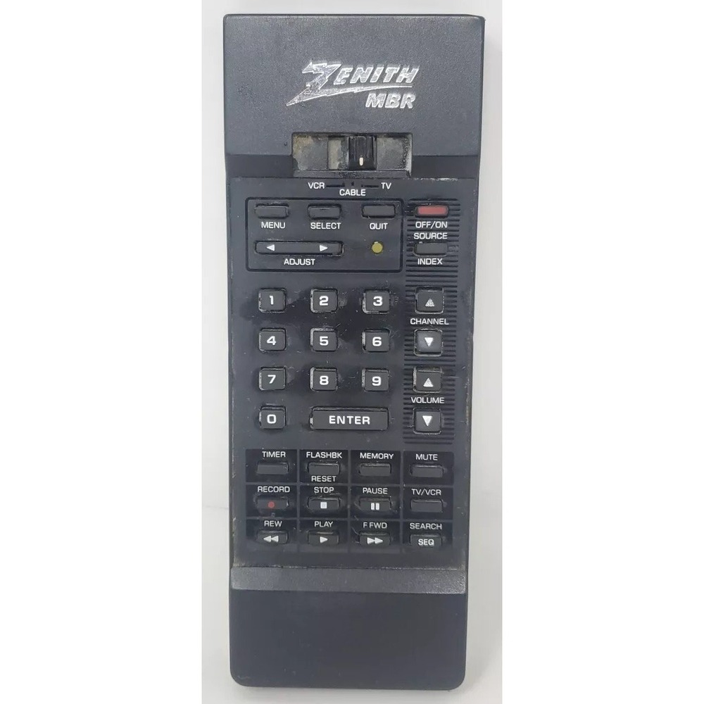 ZENITH MBR3020 TV Remote Control VCR Remote Cable Remote UNTESTED